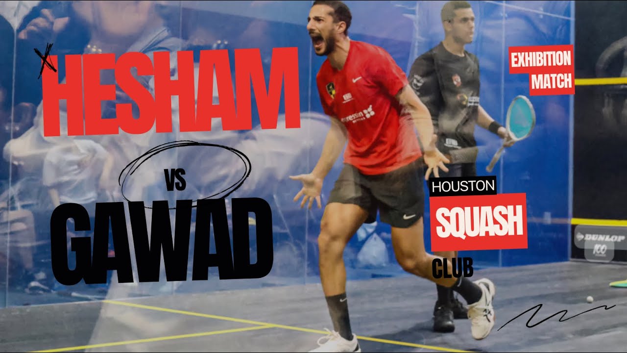 Clash of the Titans: Mazen Hesham vs. Karim Abdel Gawad Exhibition Match at Houston Squash Club