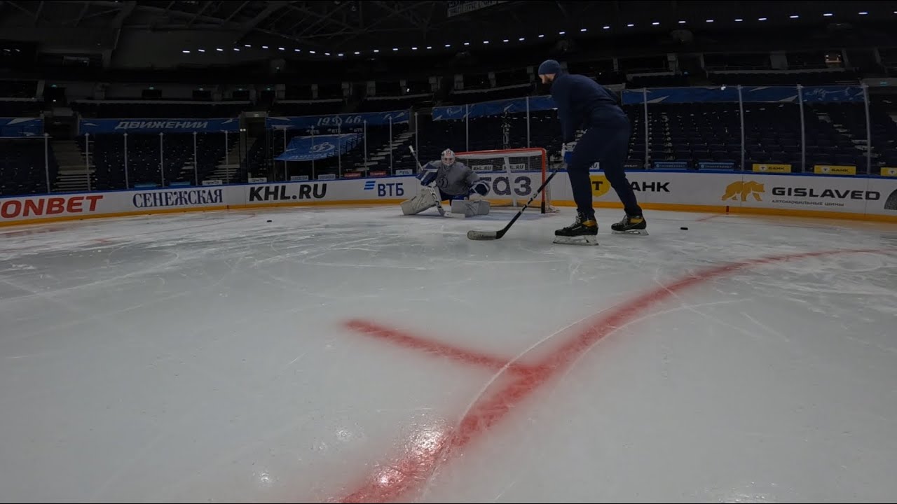 Добивание на 2 шайбы / Hockey Goalie Training 