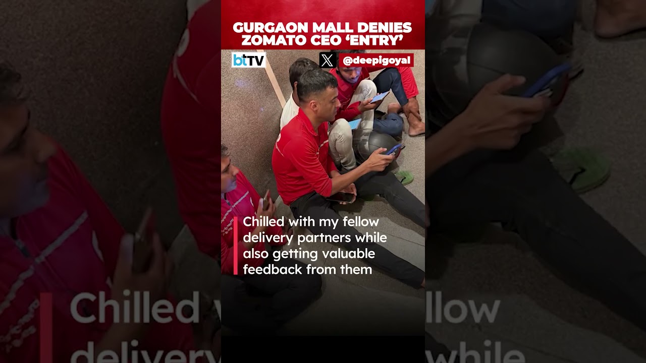 Zomato Founder Deepinder Goyal, Posing As Delivery Partner, Denied Entry To Gurgaon's Ambience Mall
