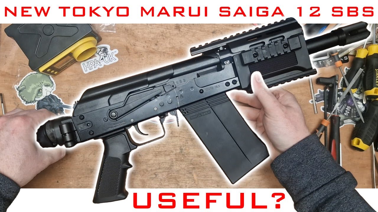 Tokyo Marui Saiga 12 SBS Gas Blowback Shotgun
