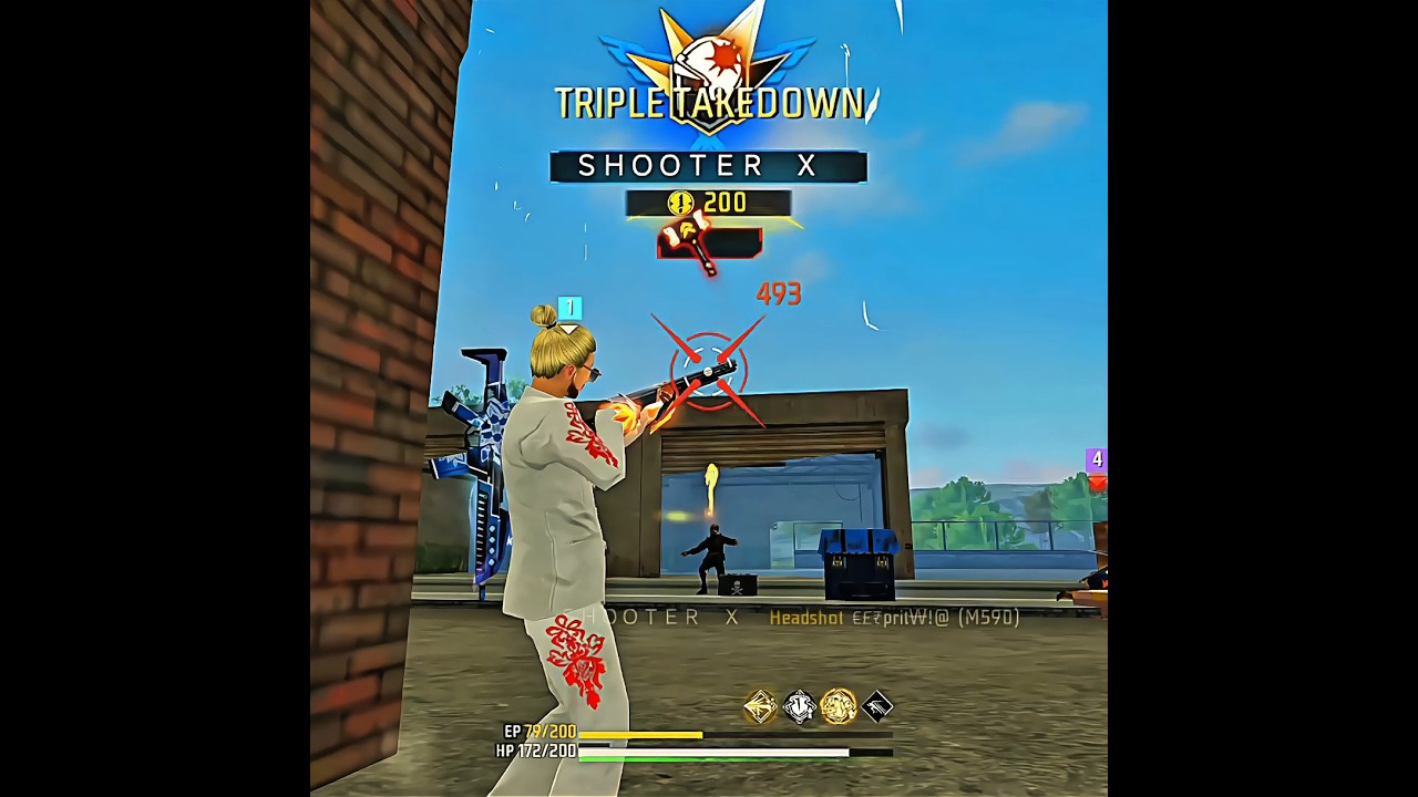 OneTap 🔥 Free fire 😱 