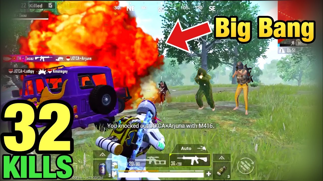 A Car Explosion Killed 4 Enemies 😂 | PUBG MOBILE TACAZ