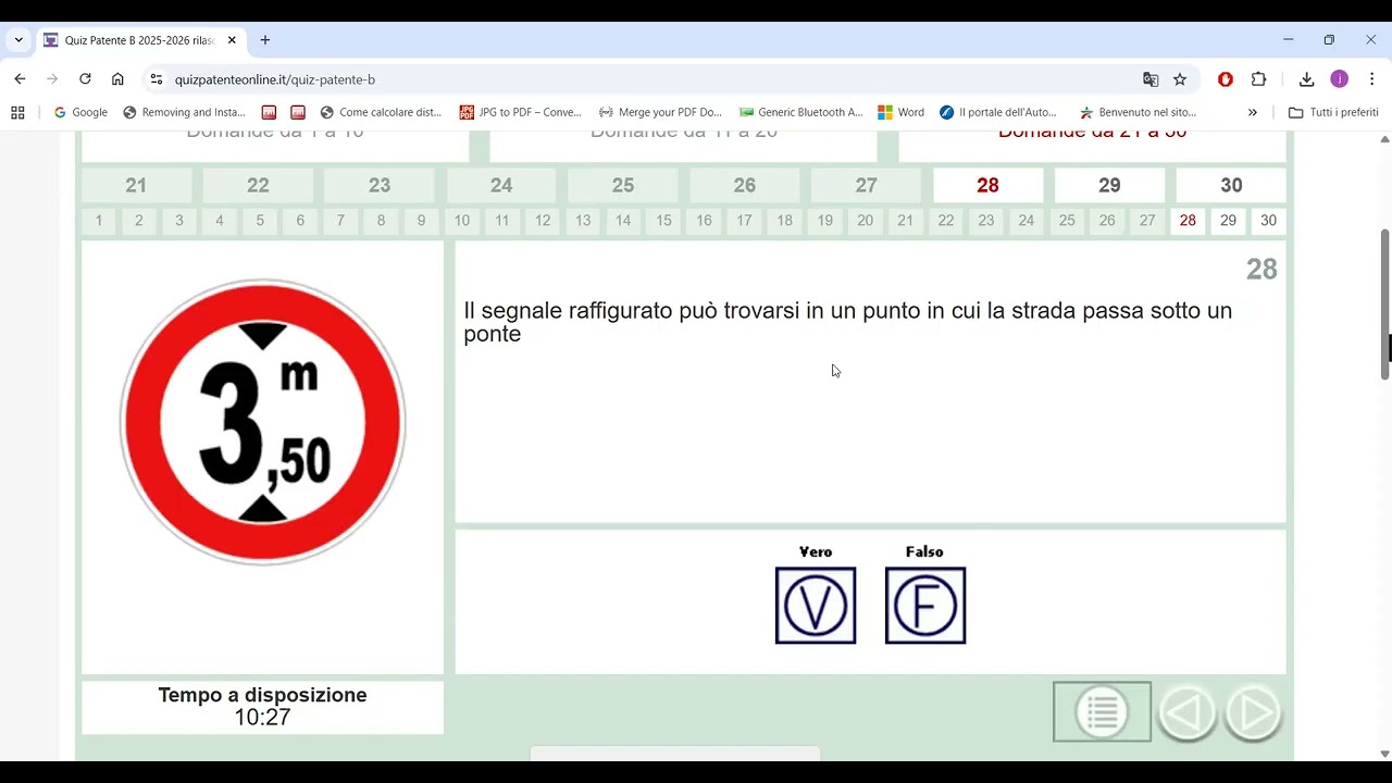RANGI - SCHEDA PATENTE B #304