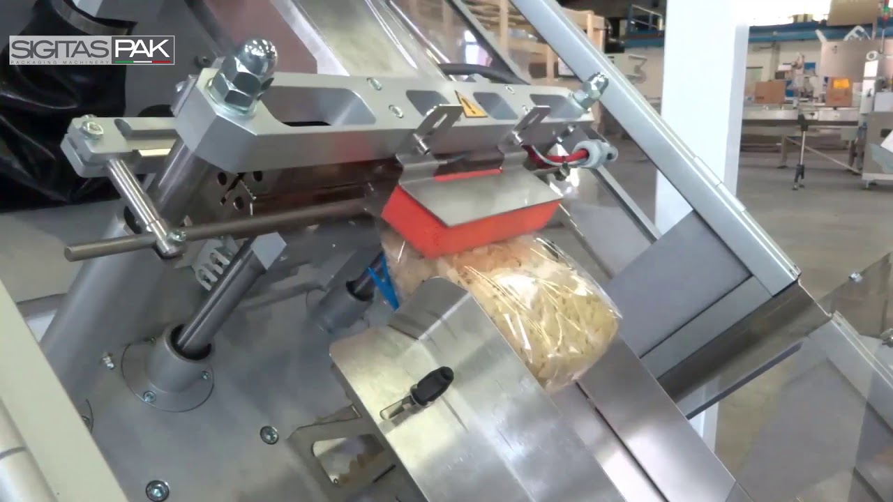 Packaging line with Multihead weigher and VFFS Mod. MAYA ECO + SIGI CBA to pack pasta