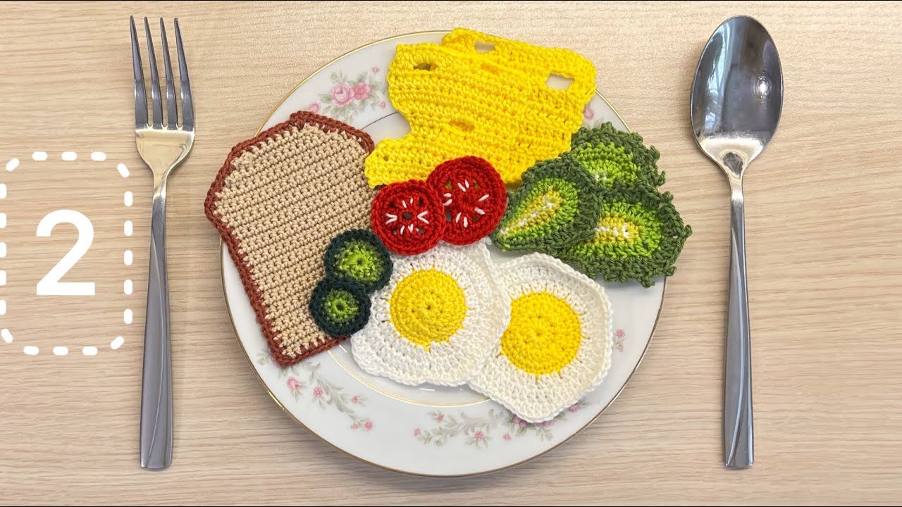 Crochet cheese in 7 minutes