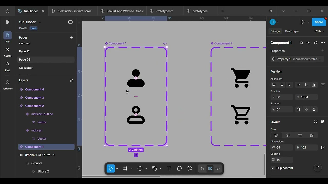 How to create a navigation bar animation 