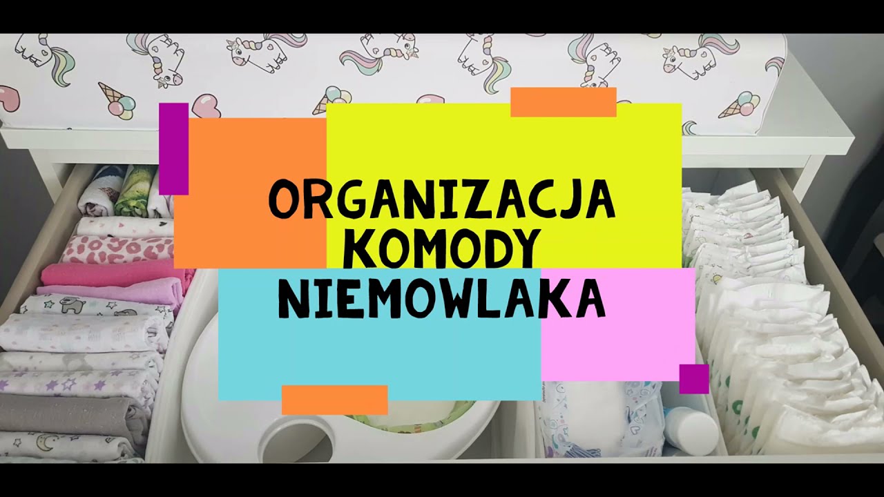 Porady Młodej Mamy - organizacja komody niemowlaka