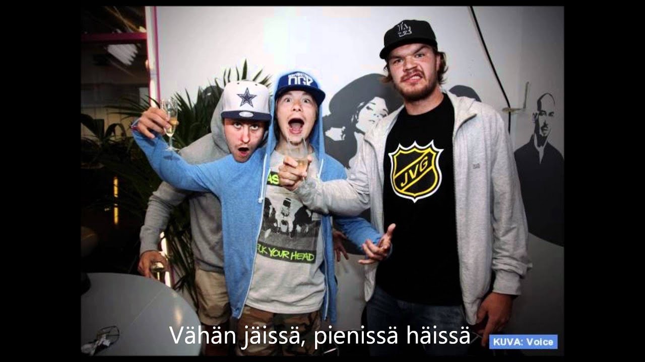 Jare&VilleGalle feat. M&auml;rk&auml;-Simo - H&auml;iss&auml; LYRICS