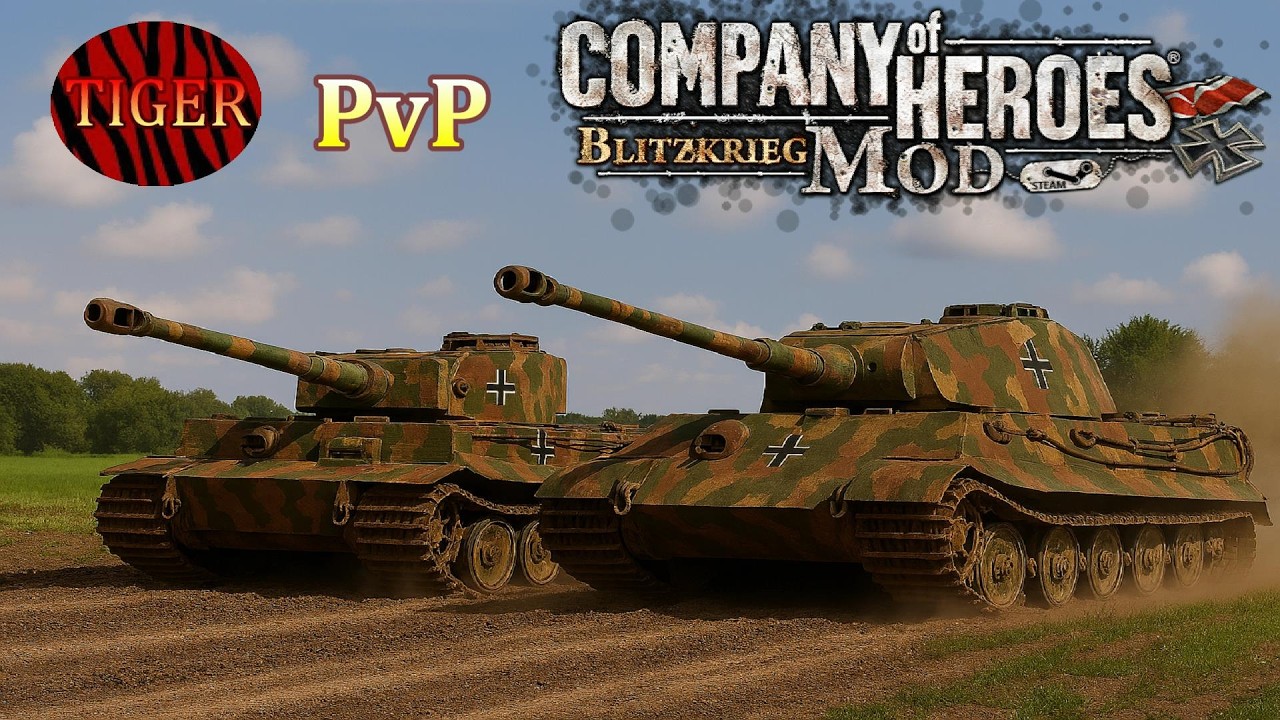 CoH Blitzkrieg Mod PvP _  EPIC 2nd Round  - vs Hunk & FuryTank