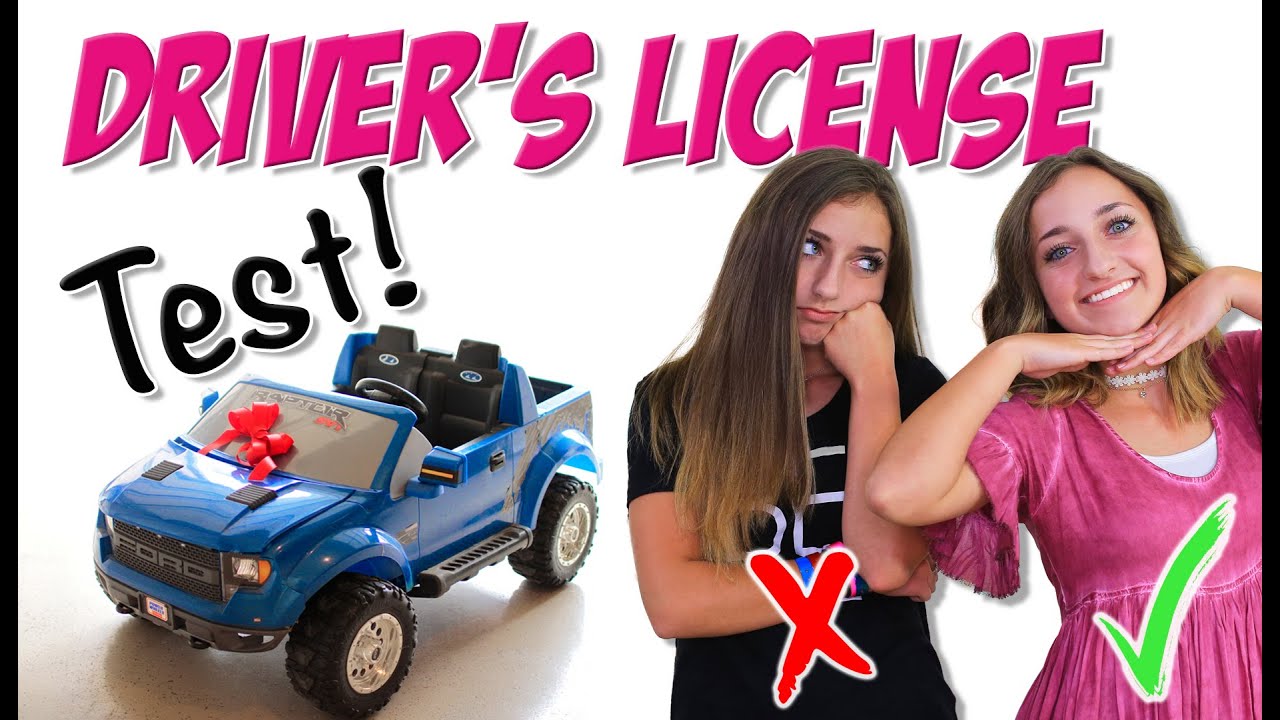 Taking the Driver's License Test | Brooklyn and Bailey