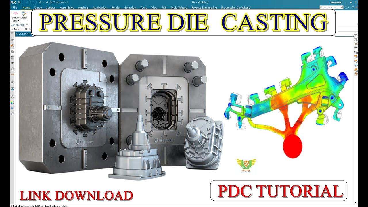 HPDC die design 🔥 Pressure Die Casting Design & Die Casting Tutorial | NX DIE DESIGN