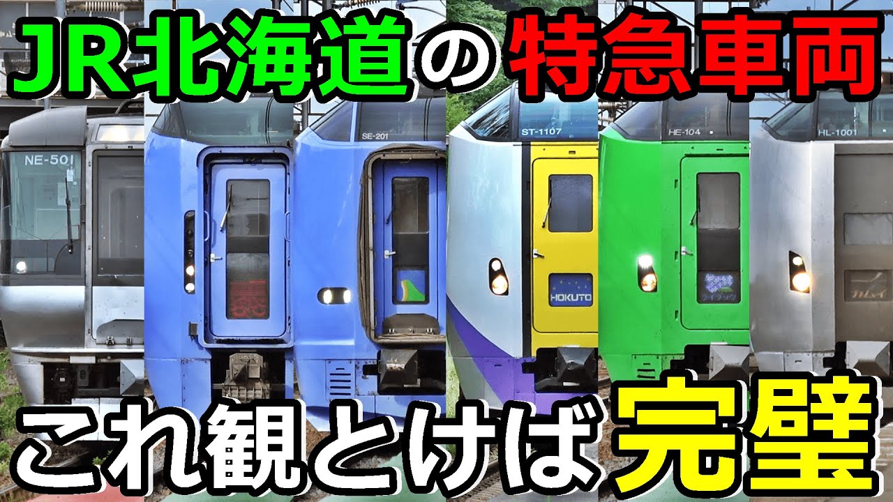 【完全版】JR北海道のイカれた特急車両を紹介するぜ！(2024年ver)