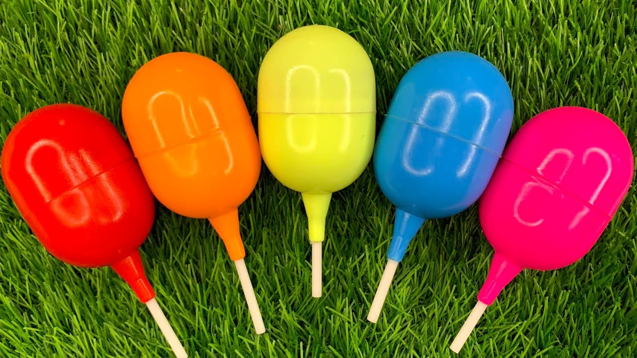 ASMR Most Popular Candys / some lots of colorful rainbow lollipop candy / unpacking chocolate eat