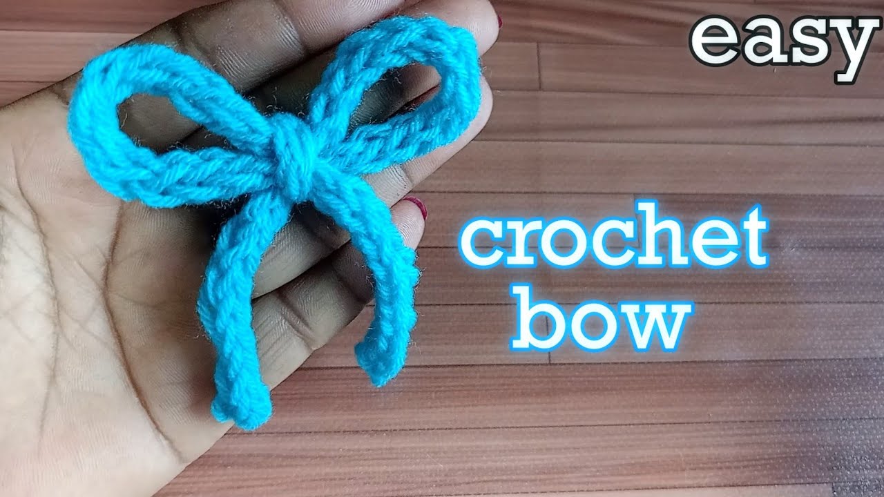 Crochet this BOW 😻 Right now!!