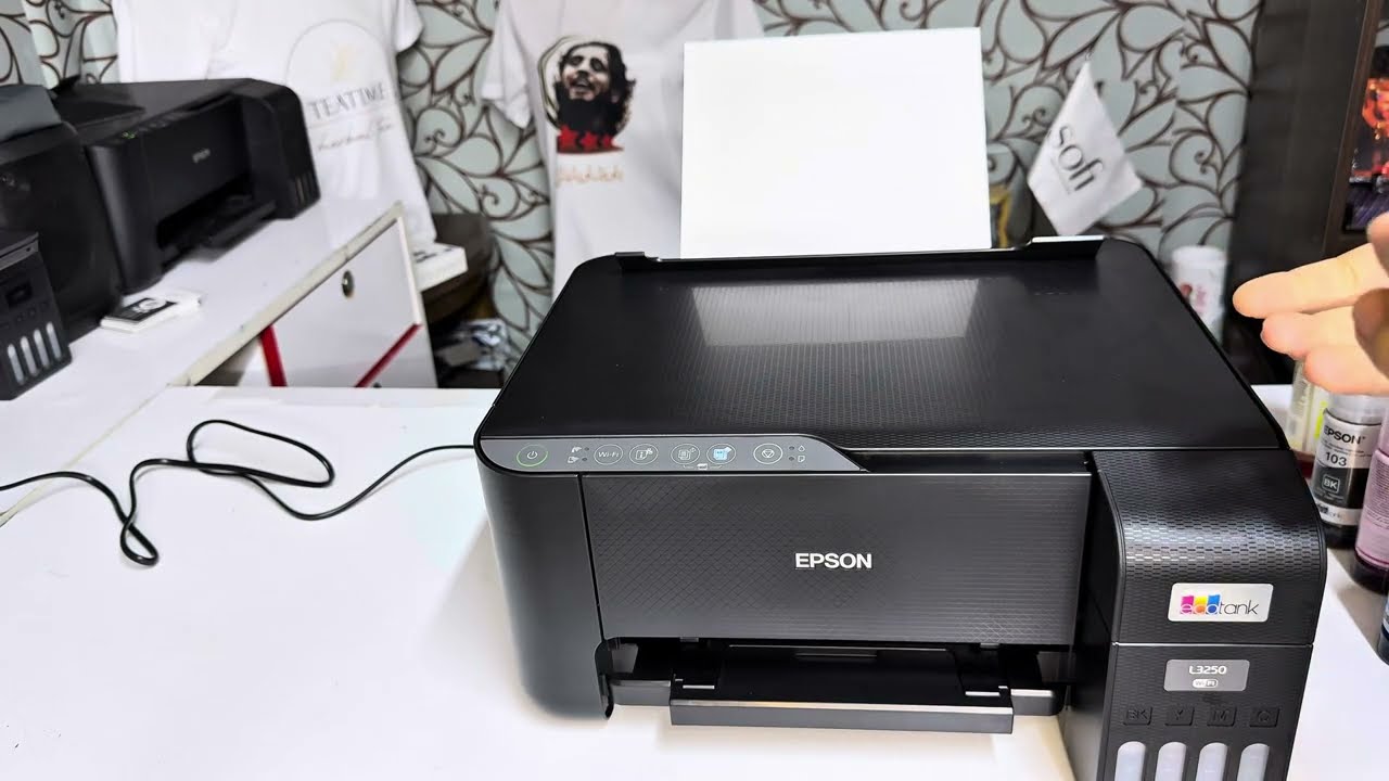 طريقة تنصيب وتعريف طابعة Epson L3250 خطوة بخطوة  حل مشاكل التعريف بسهولة