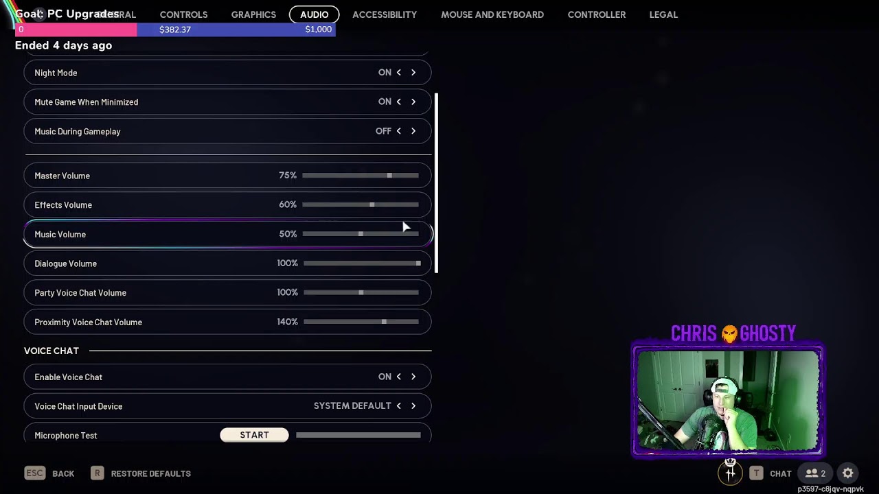 Chris Ghosty Live Stream