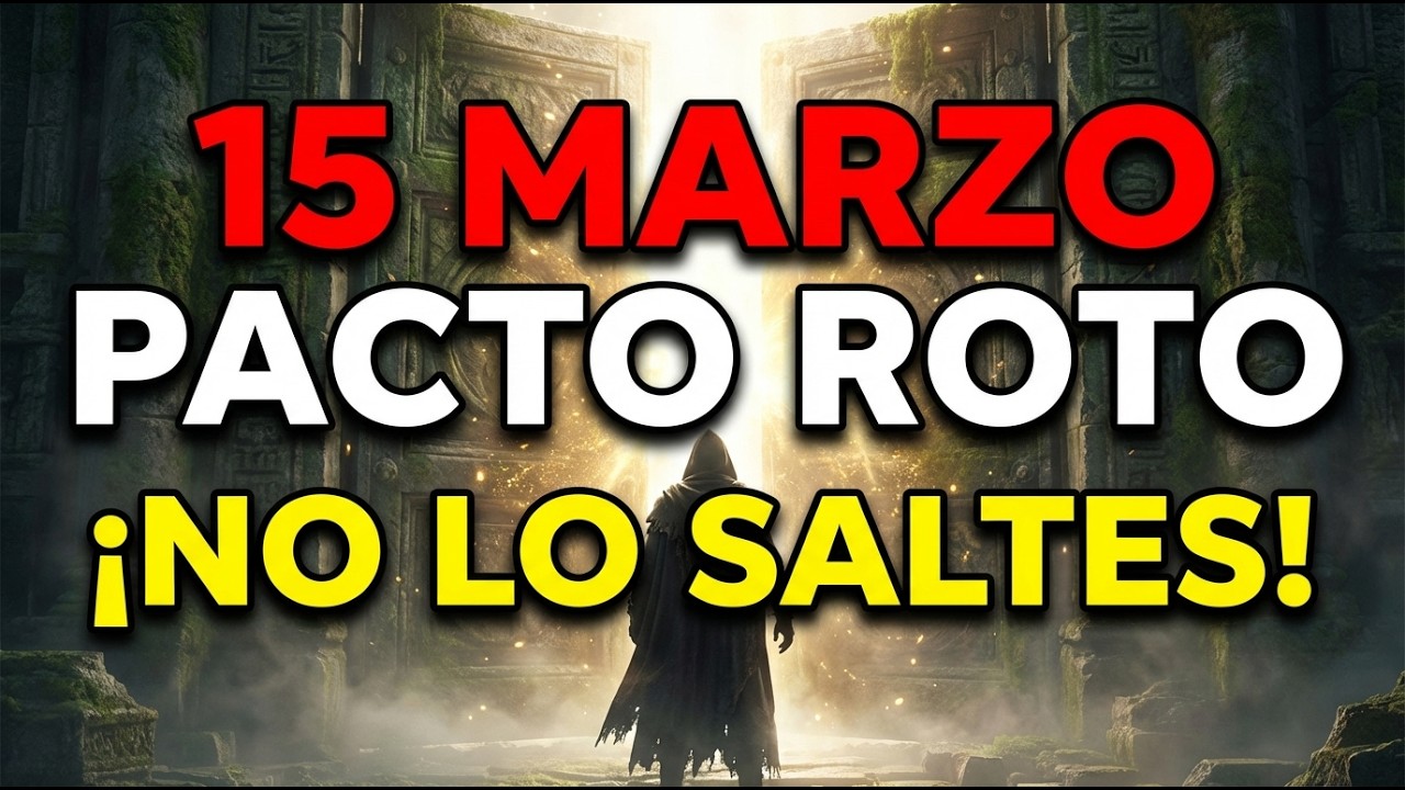 ÚLTIMO LLAMADO ESTE 15 DE MARZO: SI SALTAS ESTO, ROMPES EL PACTO DIVINO Y TU MILAGRO SE VA...