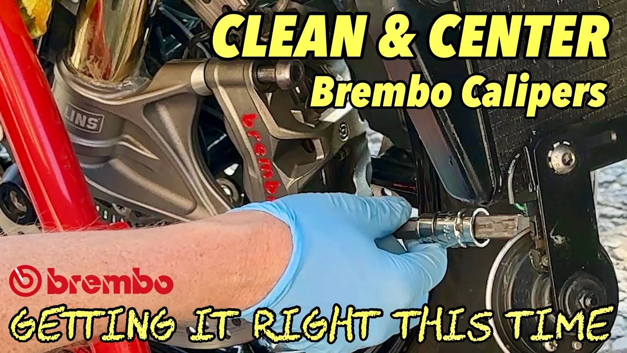 Clean & Center Brembo Stylema Brake Calipers - Getting it right this time! Speed Triple 1200rs