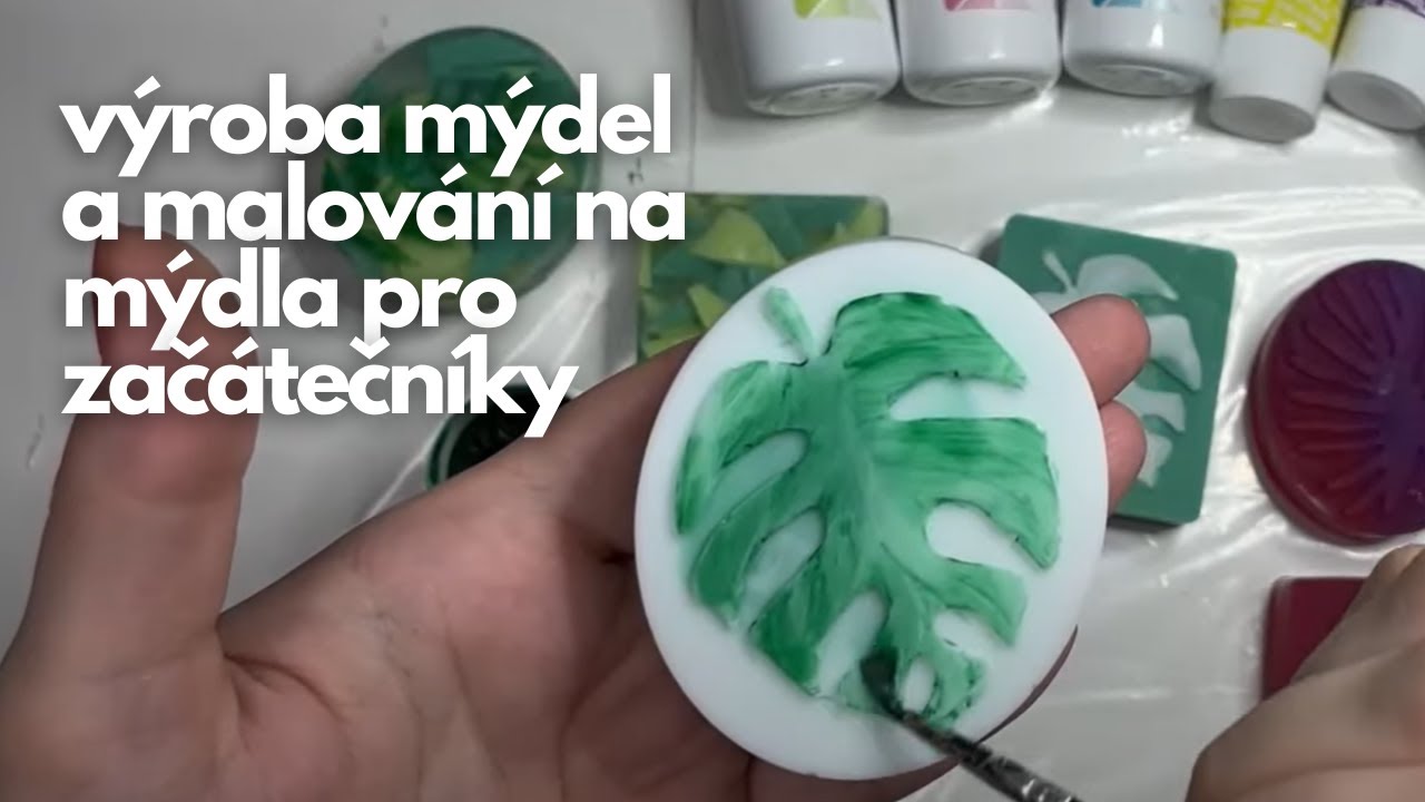 Výroba mýdel pro začátečníky | malování na mýdla | Resin Studio