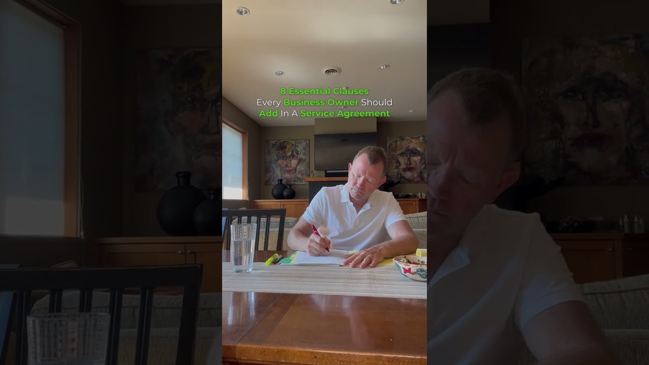 8 Essential Clauses Every Business Owner Should Add In A Service Agreement📌