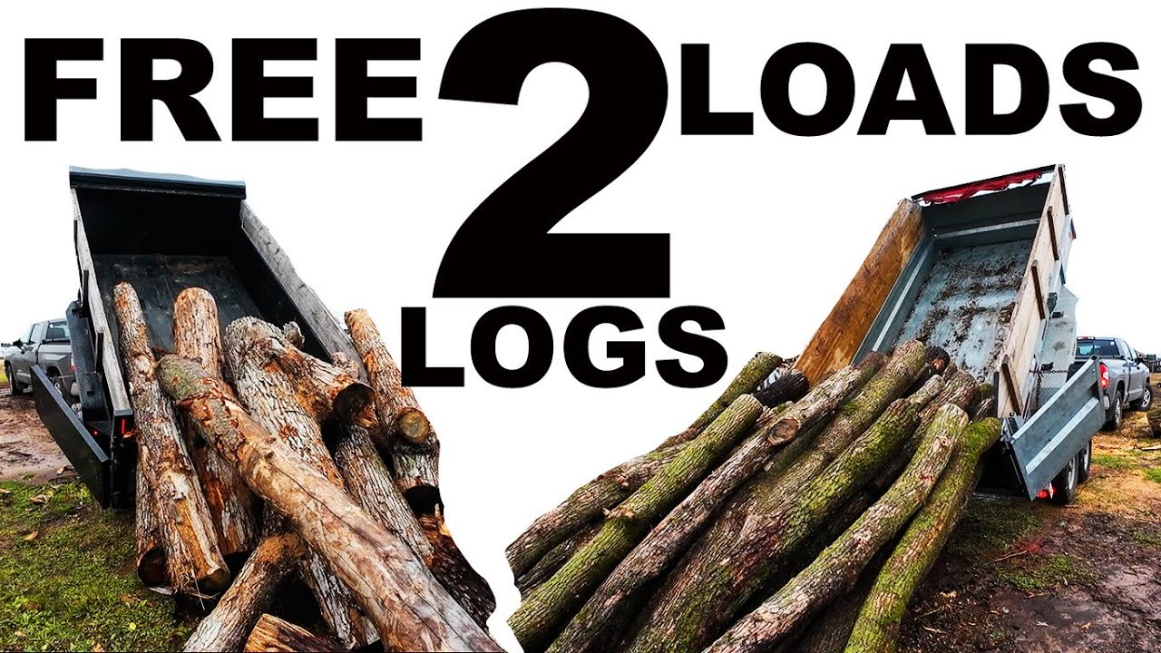FREE OAK FREE ASH FREE in the N&N dump trailer...MAN WORKING!