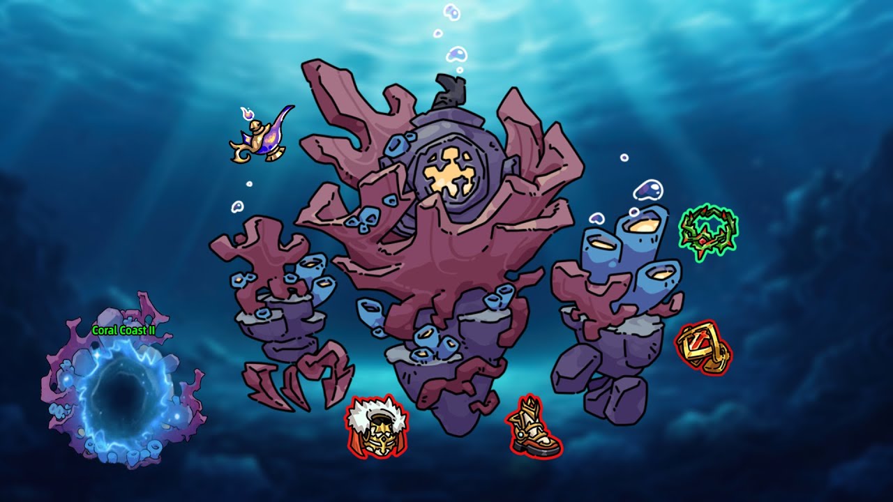Hero's Land - Nautilus, the Reef Guardian Boss (Solo)