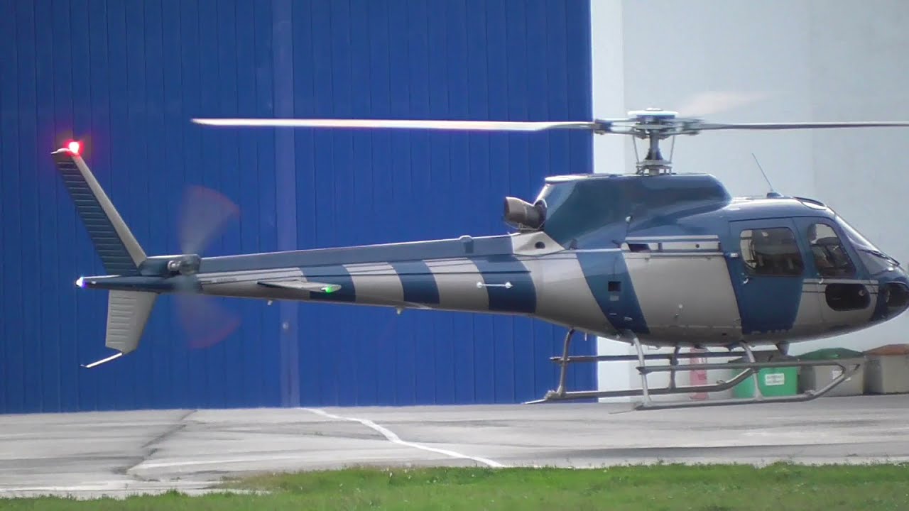 Beautiful Airbus H125 (AS350 B2) takeoff !!