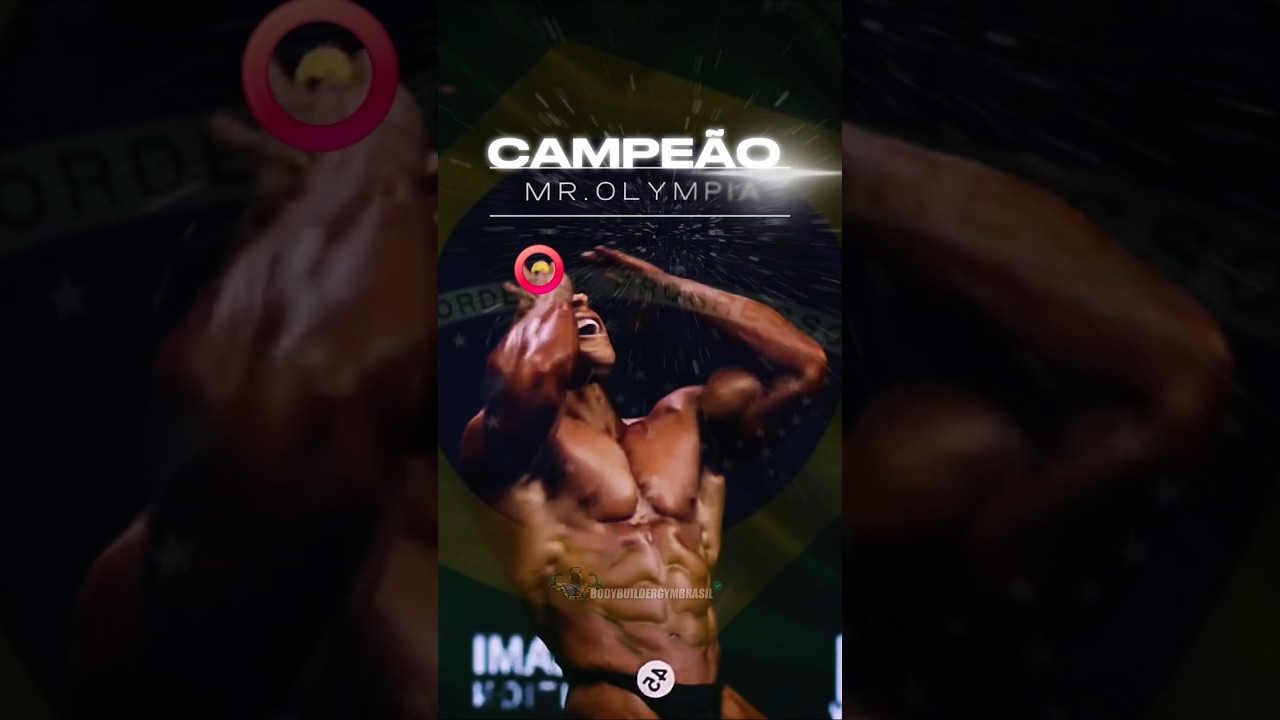 Rea&ccedil;&atilde;o do Ramon ao Vencer 🥹 #ramondino #bodybuilding #fisiculturismo #mrolympia #shorts
