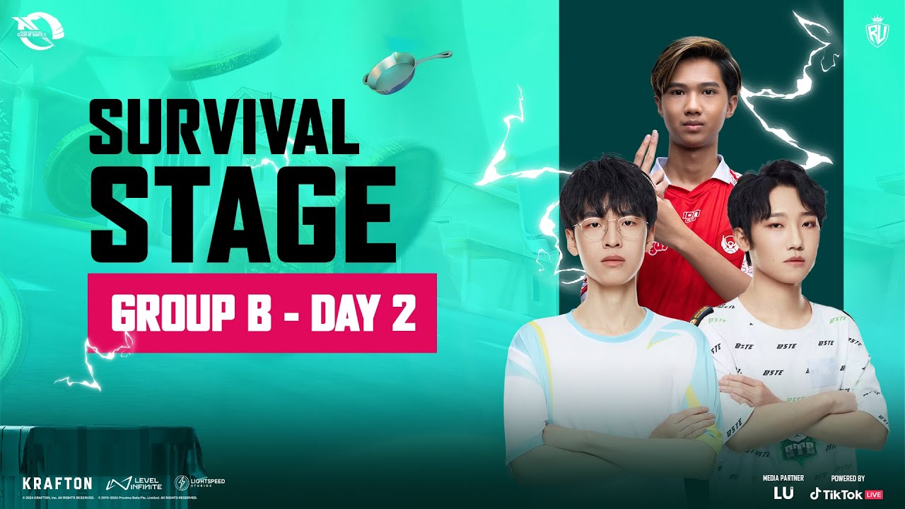 [EN] PUBG MOBILE RUTHLESS PRO SERIES COG S3| SURVIVAL STAGE |GROUP B| DAY 2 FT. #BTR #FAZE #IHC #GSM