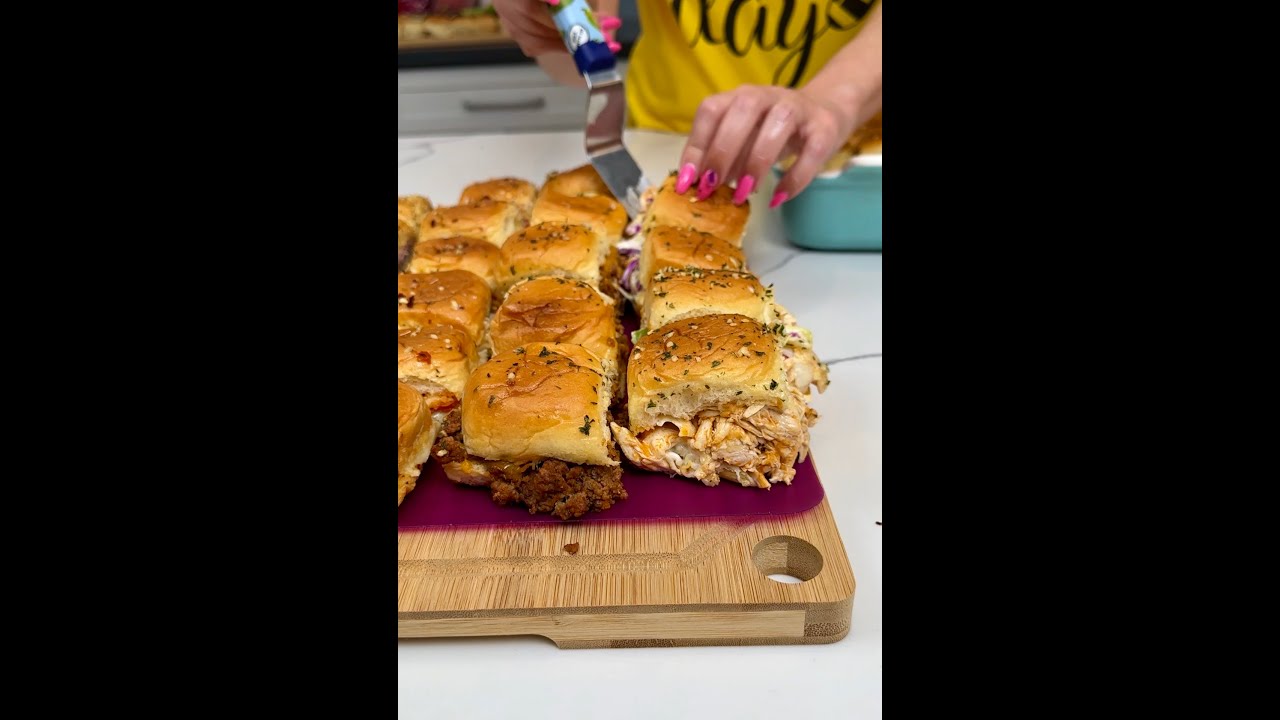 Easy game day sliders!