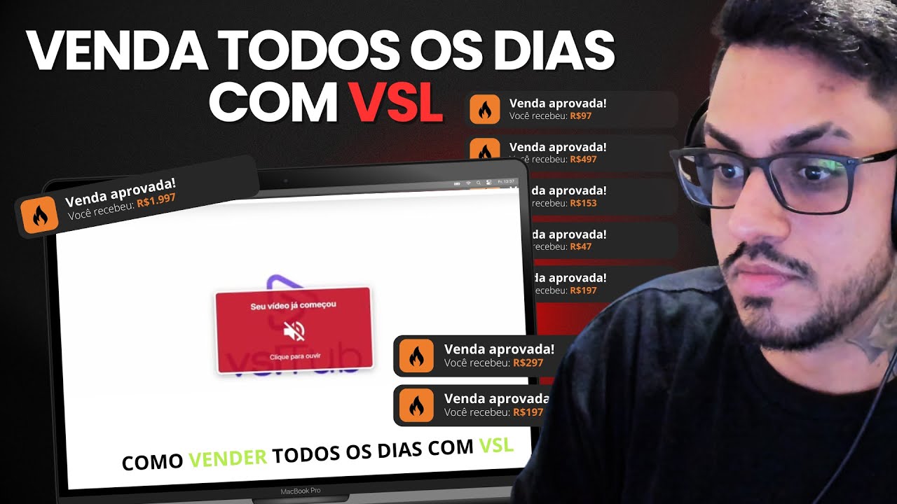 Como Criar e Colocar Sua VSL Para Vender Todos os Dias!