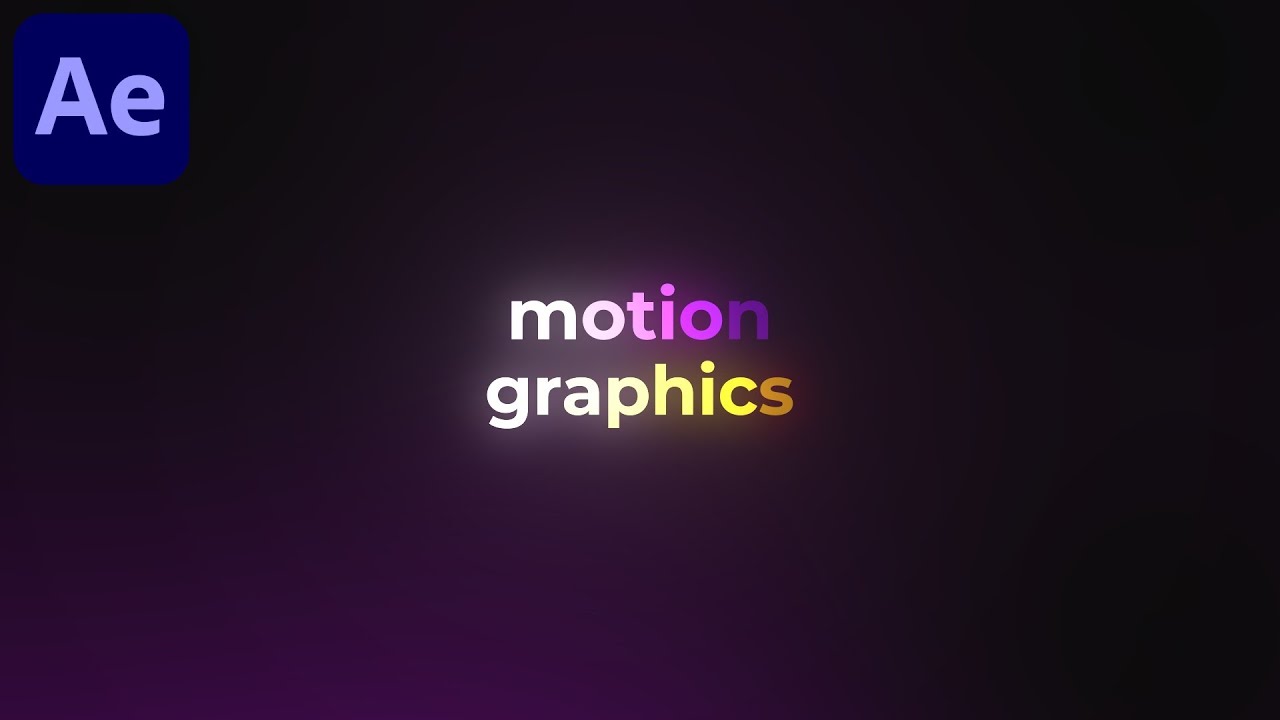 Colorful Text Fade Animation in After Effects - After Effects Tutorial | Text Preset