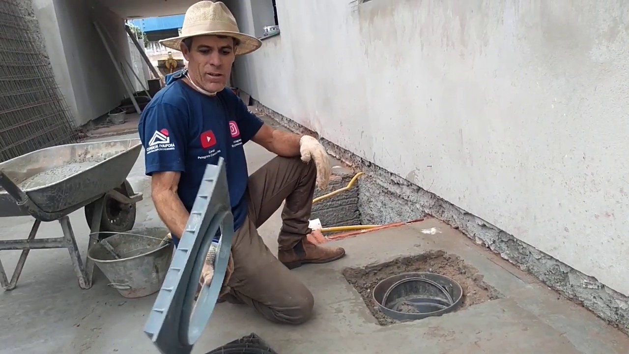 como chumbar tampa de caixa de gordura