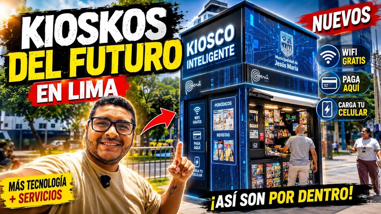 As&iacute; funcionan los KIOSCOS INTELIGENTES en LIMA 😱 &iquest;REEMPLAZARAN A LAS TIENDAS‽ 🤔