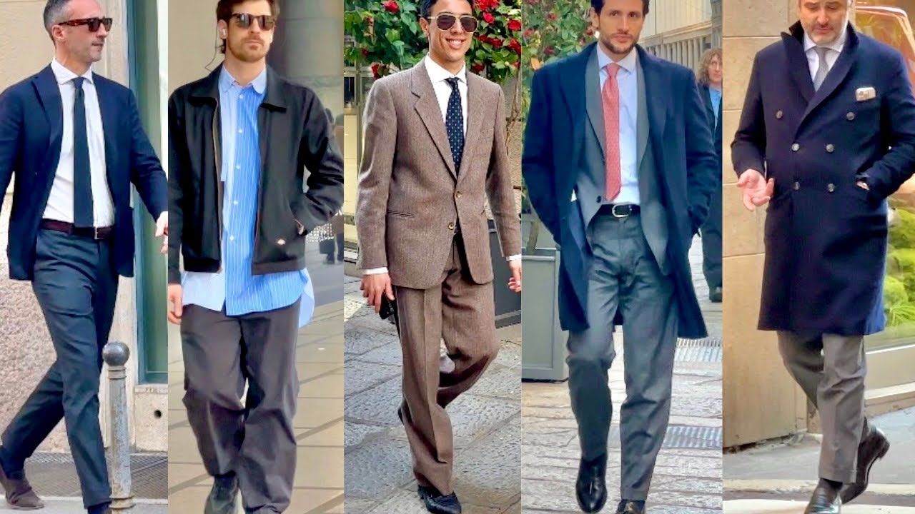 Elegant Like an Italian 🇮🇹 Men's Street Fashion & Spring 2025 Menswear Inspiration #mensfashion