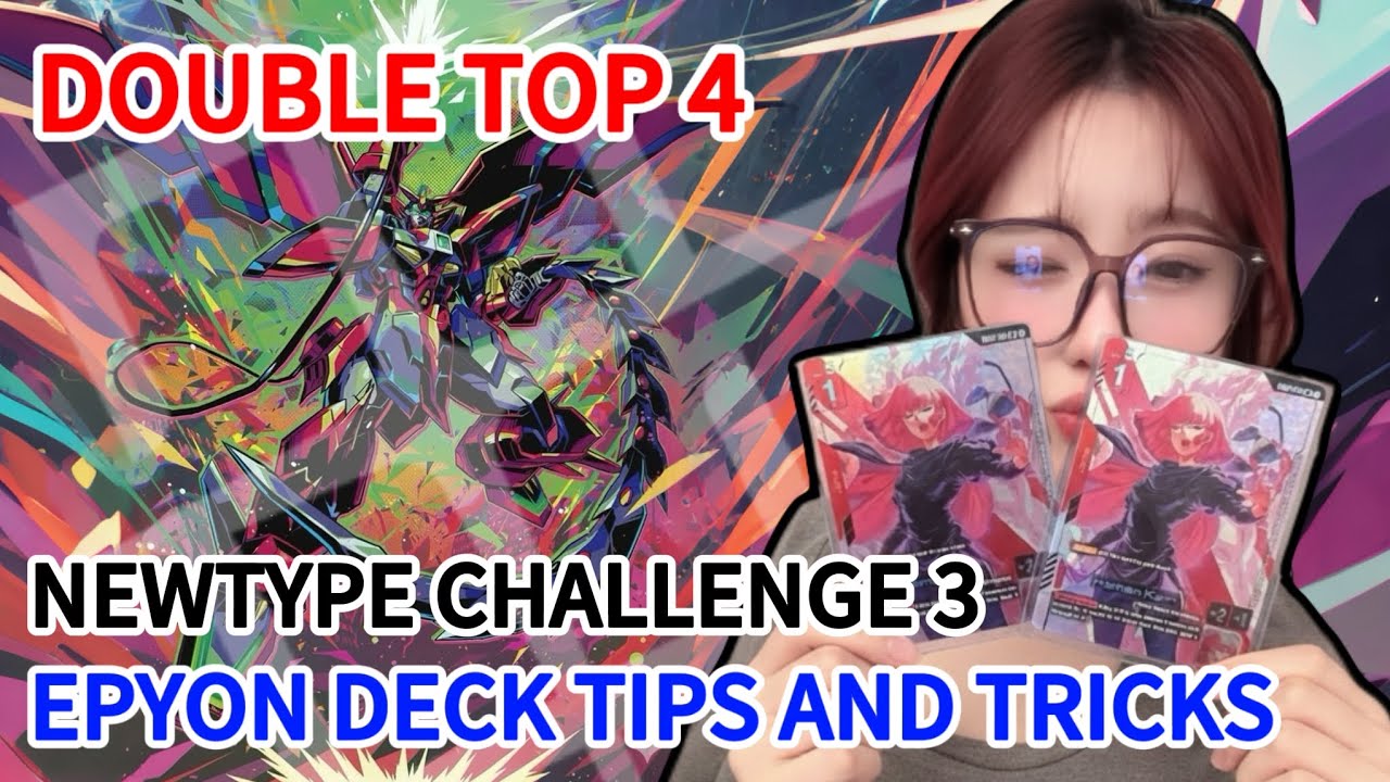 DOUBLE TOP at Newtype Challenge with EPYON | Gundam TCG Deck Breakdown & Gameplay