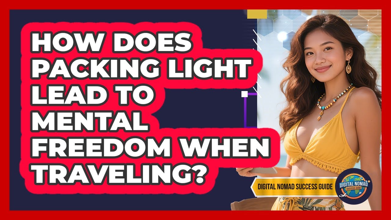 How Does Packing Light Lead To Mental Freedom When Traveling? - Digital Nomad Success Guide