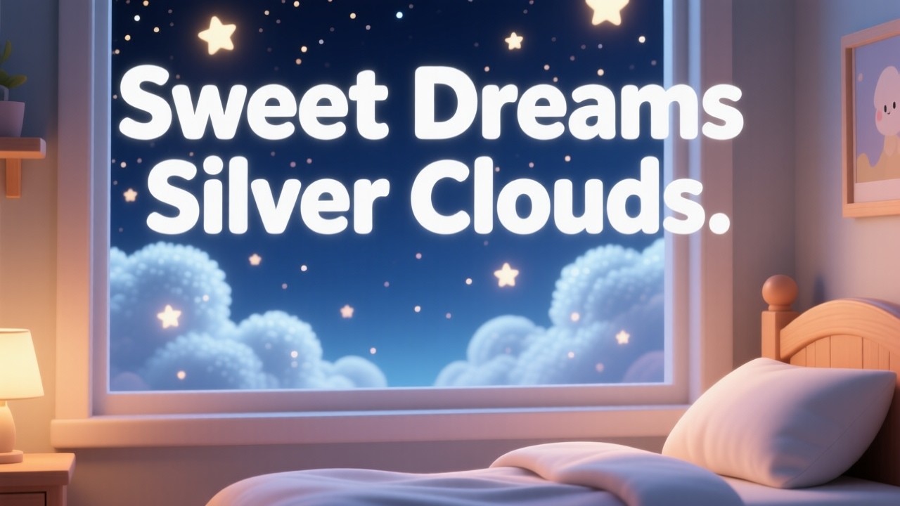 Sweet Dreams Silver Clouds   Calm Bedtime Story for Kids