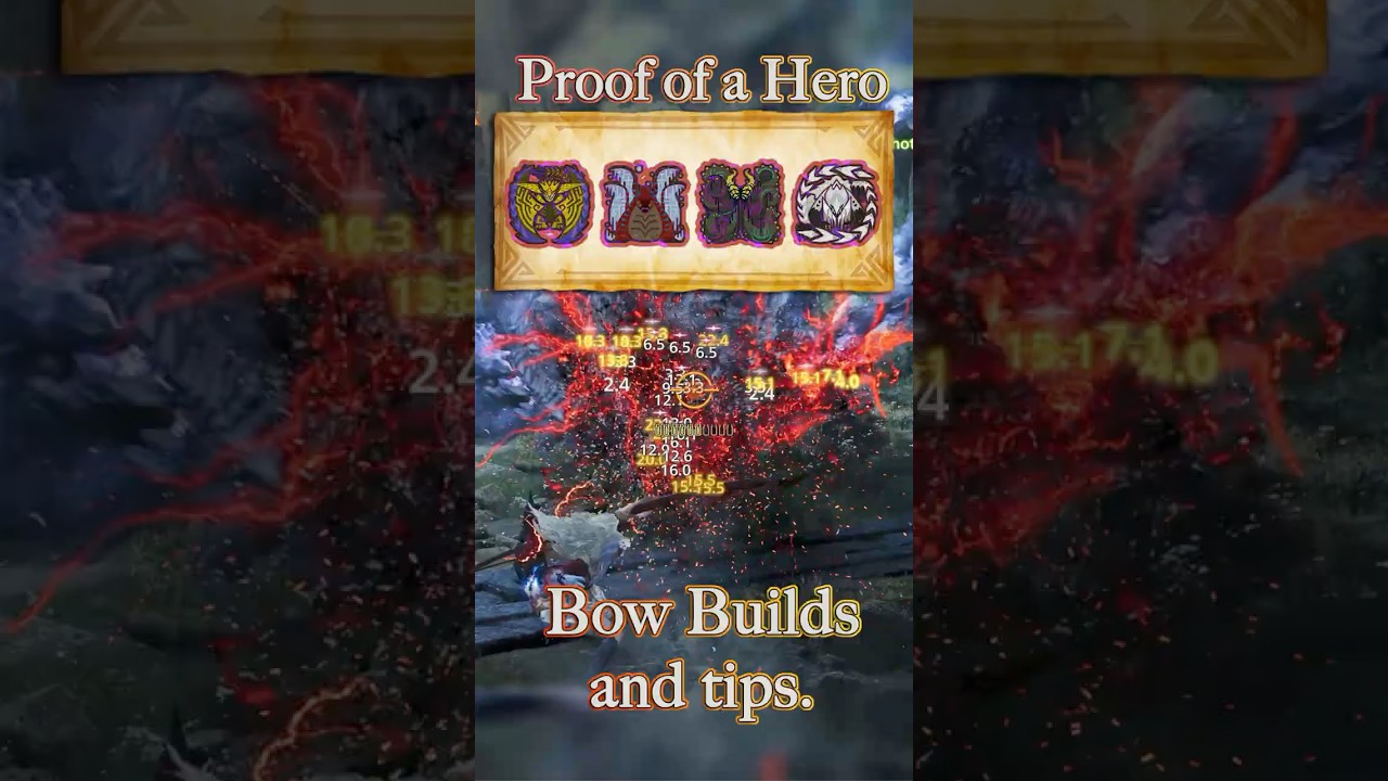 Proof of Hero Bow builds & tips MH Wilds #mhwilds #mhws #モンハンワイルズ #モンハン