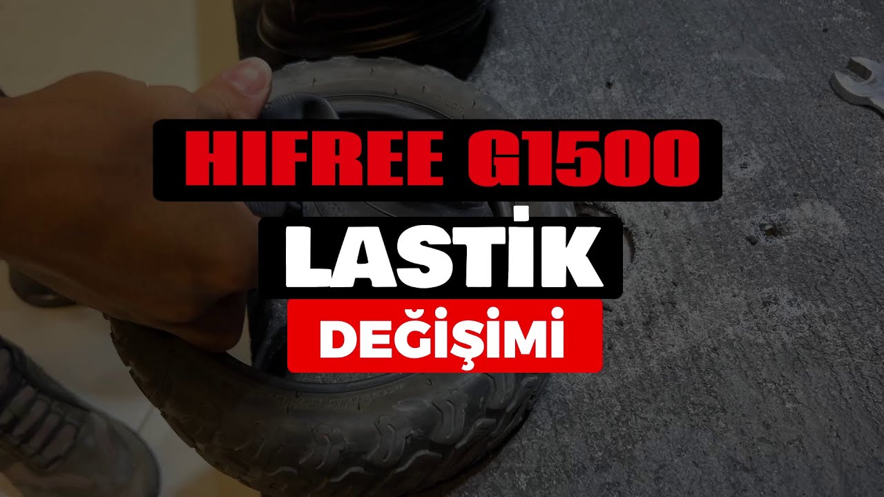 Hifree G1 500 E-Scooter Lastik Değişimi Nasıl Yapılır?