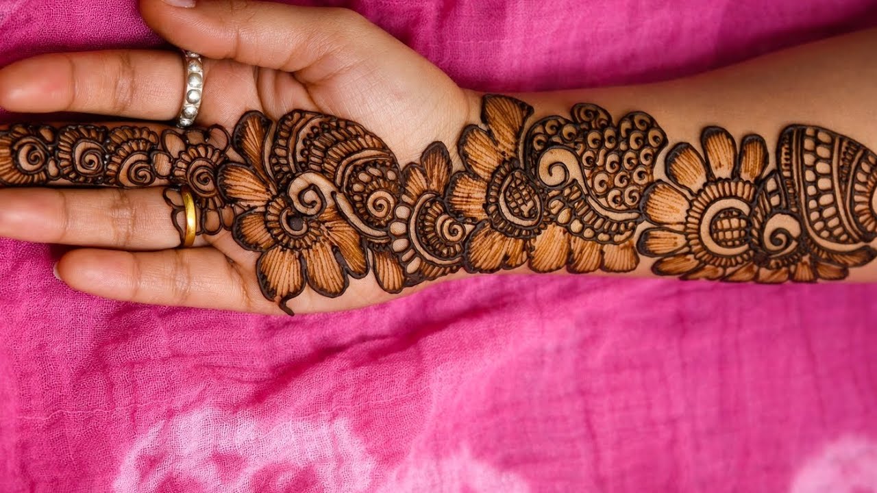 Bridal mehendi design 2026|simple and easy mehndi designs| front hand mehndi designs#mehndi #henna 