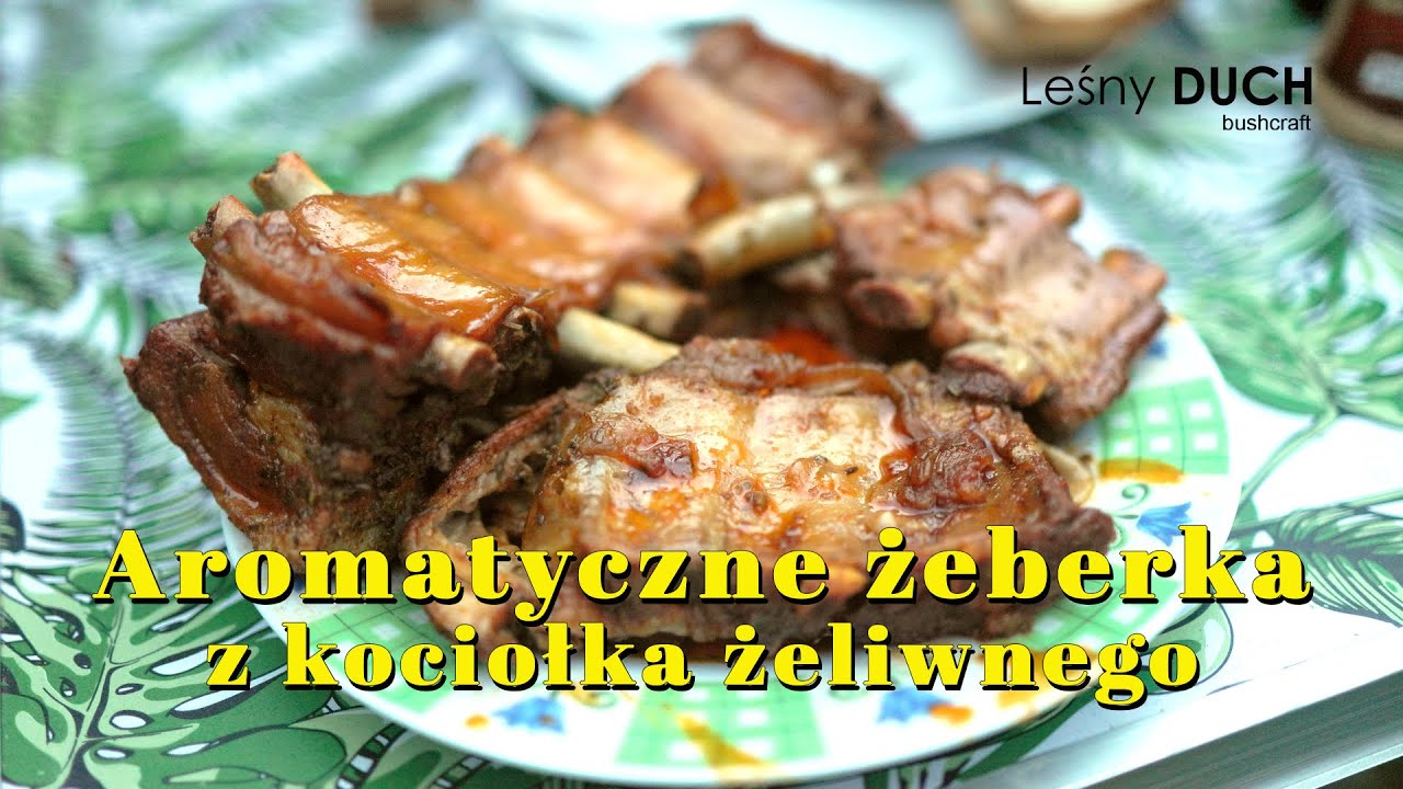 Pierwszy kociołek. Aromatyczne żeberka z kociołka żeliwnego.