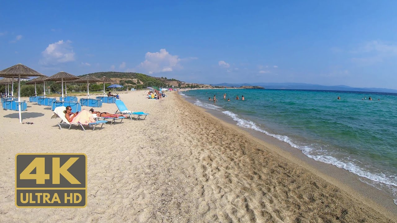 GREECE SITHONIA LIVROHIO BEACH AND TRANI AMMOUDA BEACH 4K 🇬🇷