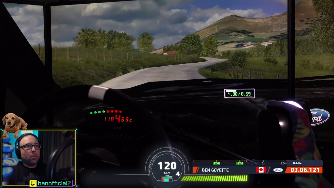 Winding road in France | Helette | Ford Fiesta WRC 2014 | Richard Burns Rally