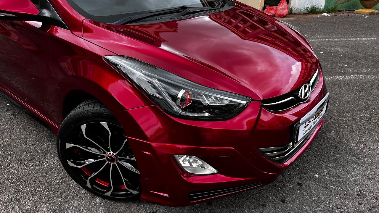 Hyundai Elantra x Cherry Red CarsDere