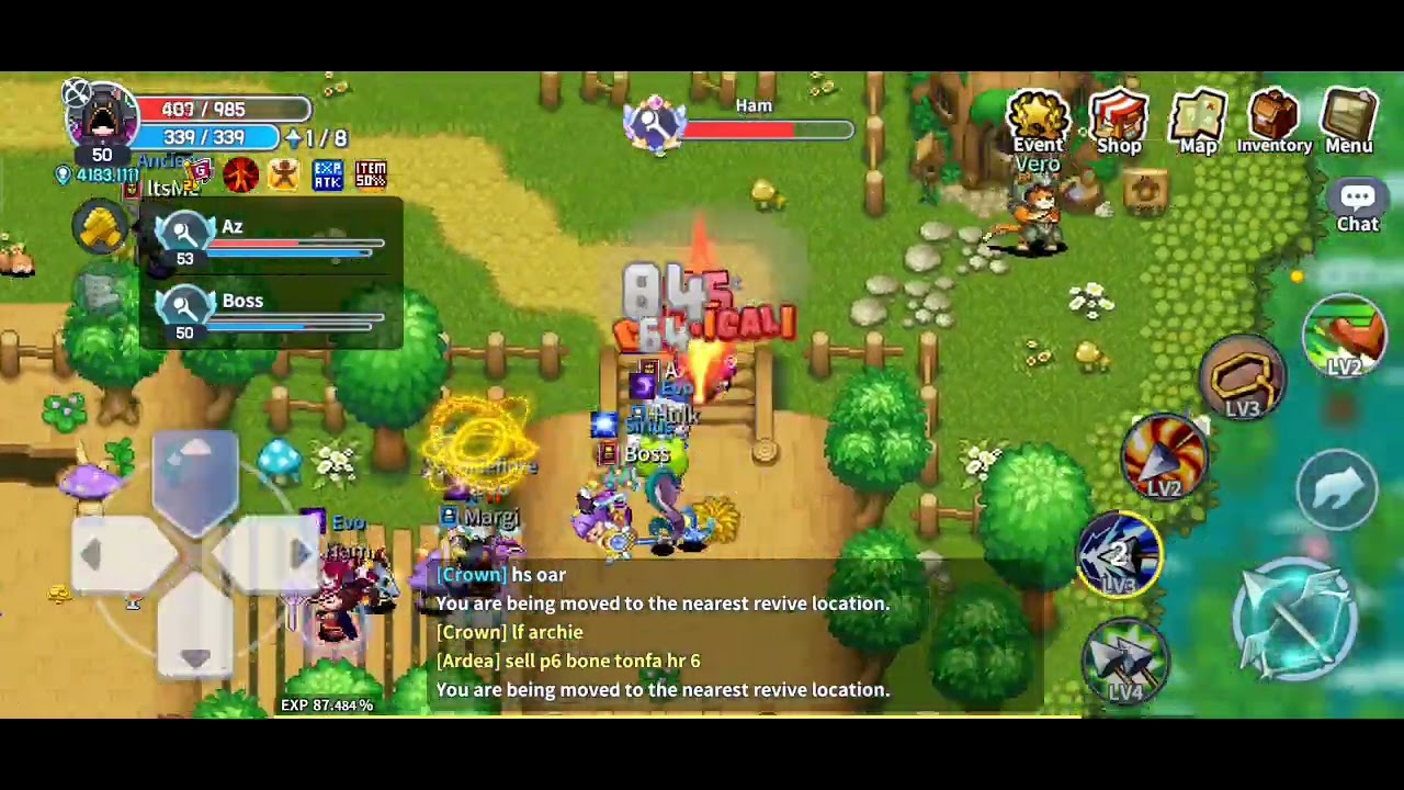 ♑Evo Vs ♈Hunt/Sirius♐👑 Darlene Server