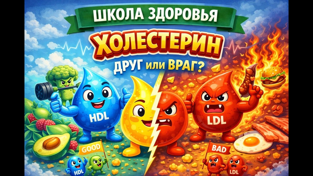 Холестерин - друг или враг? Нутрициолог Валерия Назаренко
