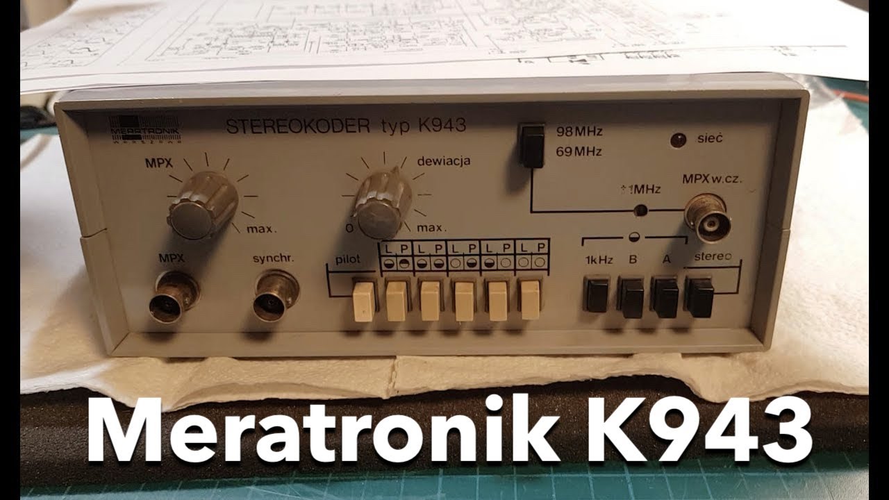 71,5 :)  Meratronik Stereokoder K943  - naprawa