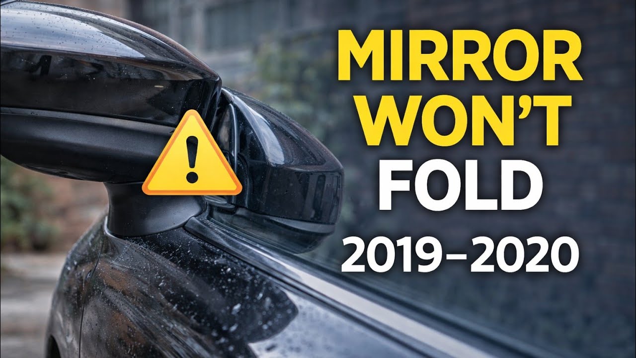 CX-5/CX-9 Mirror Won’t Fold - Stuck Halfway? Fix + Cost
