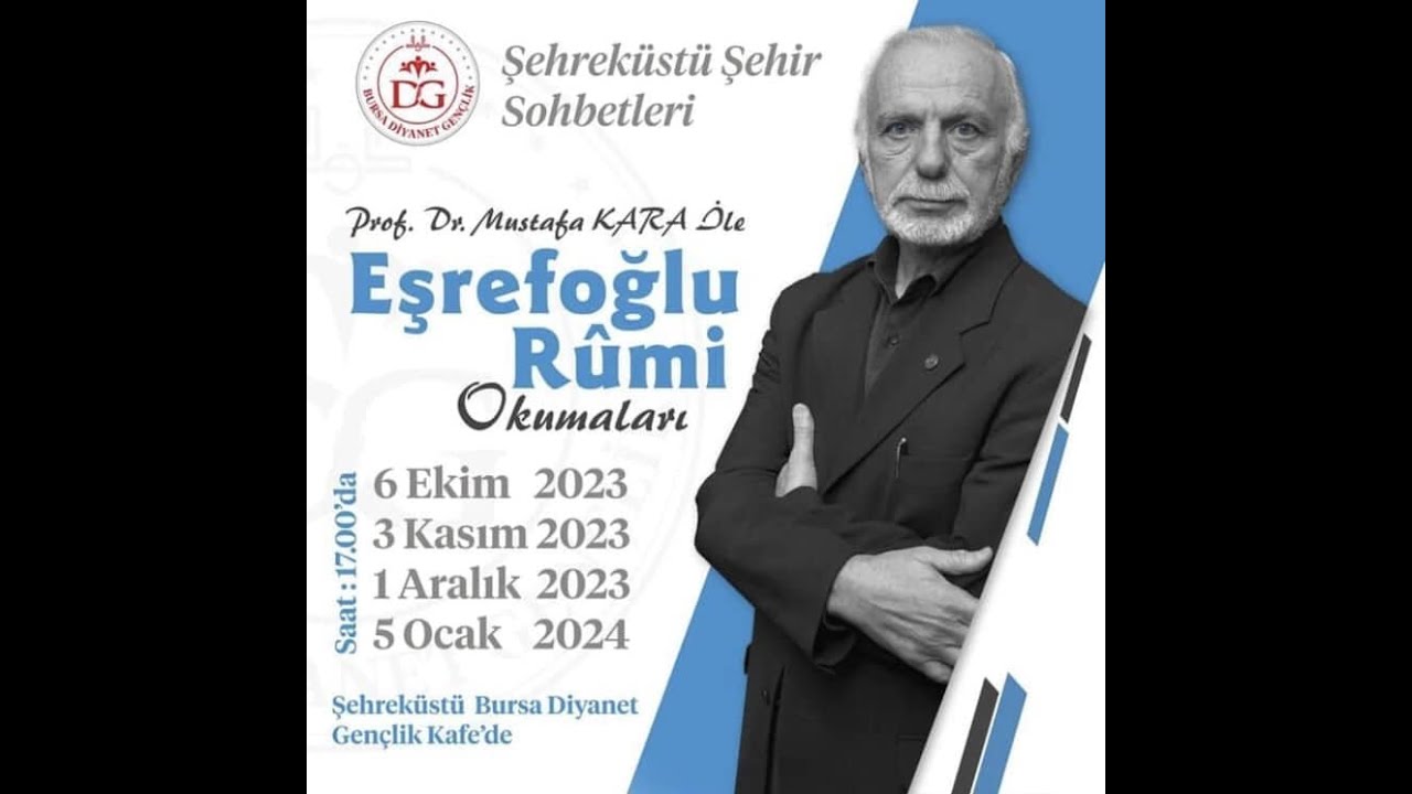 Prof. Dr. Mustafa Kara İle Eşrefoğlu Rumi Okumaları #sohbet #bursamüftülüğü #bursa #bursamüftülüğü